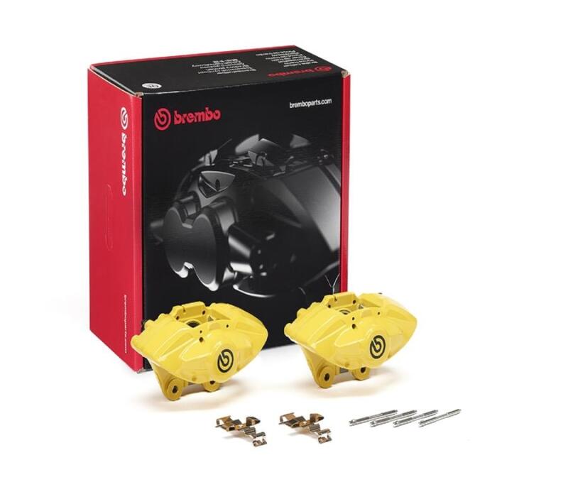 BMW M4 Brake Calipers - Rear - Brembo OE - X-Style - Yellow - `17-`20